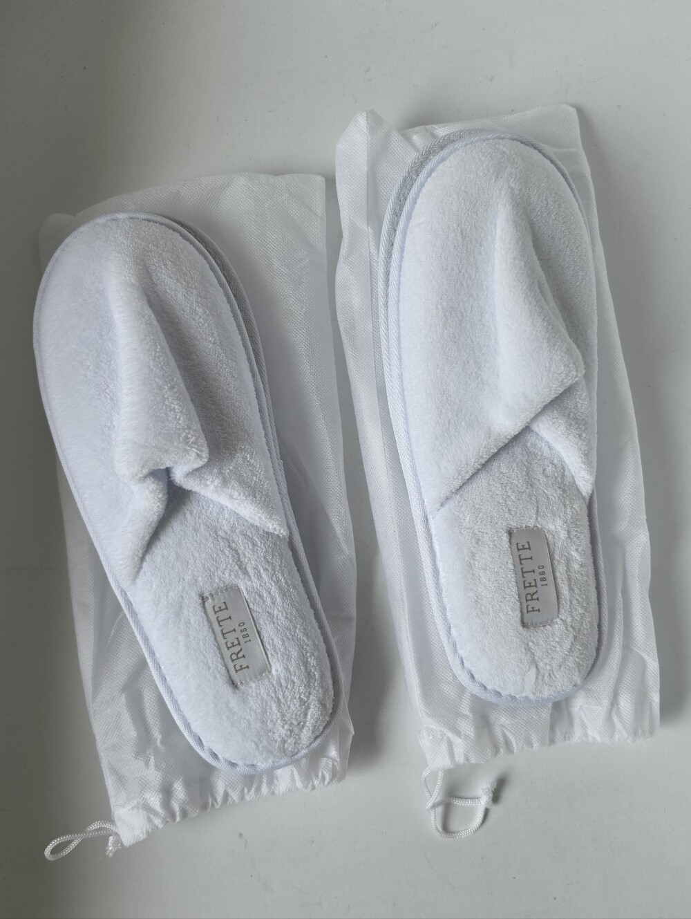 Frette slippers 2 pair New